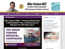 Tablet Screenshot of mike-hookem.org